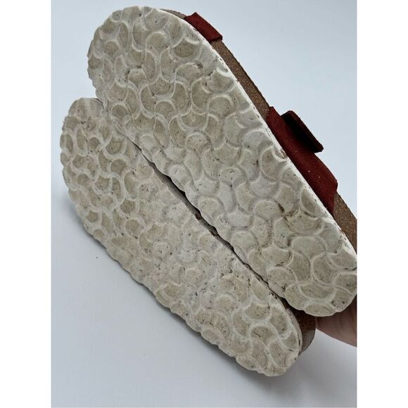 Biostep Women’s Sandals Red Rust Suede Leather Shoes Made In Spain Sz 7.5 - Picture 8 of 8